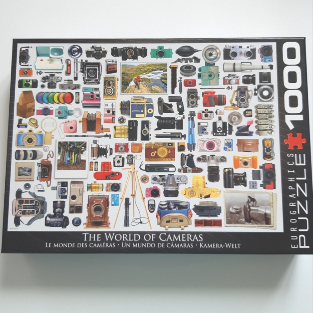 The World of Cameras 1000-piece puzzle by Eurographics